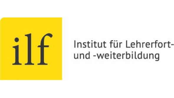 Logo: Die Buchstaben ilf mit gelbem Hintergrund